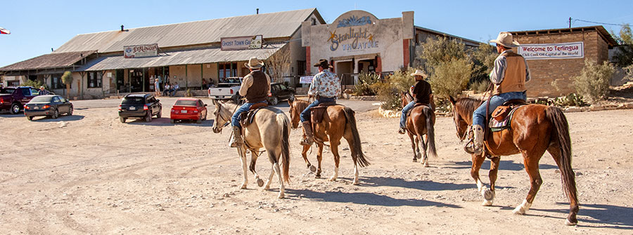 Riders on horseback at the Starlight Theatre.
